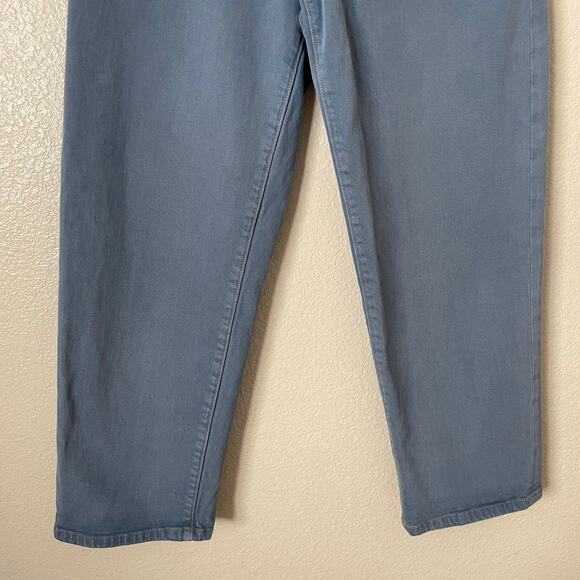 The Great Jeans Womens Size 26 Blue The Easy Roll High Rise Cropped Straight Leg - Picture 5 of 11